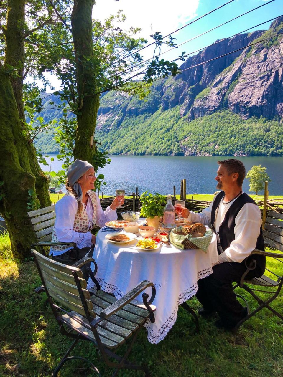 Hytte Ved Preikestolen Forsand Exteriér fotografie