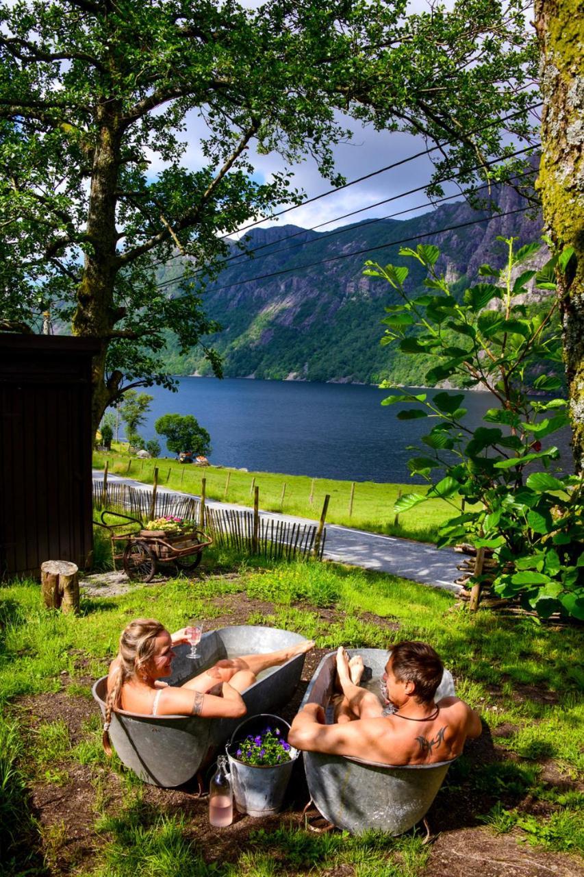 Hytte Ved Preikestolen Forsand Exteriér fotografie