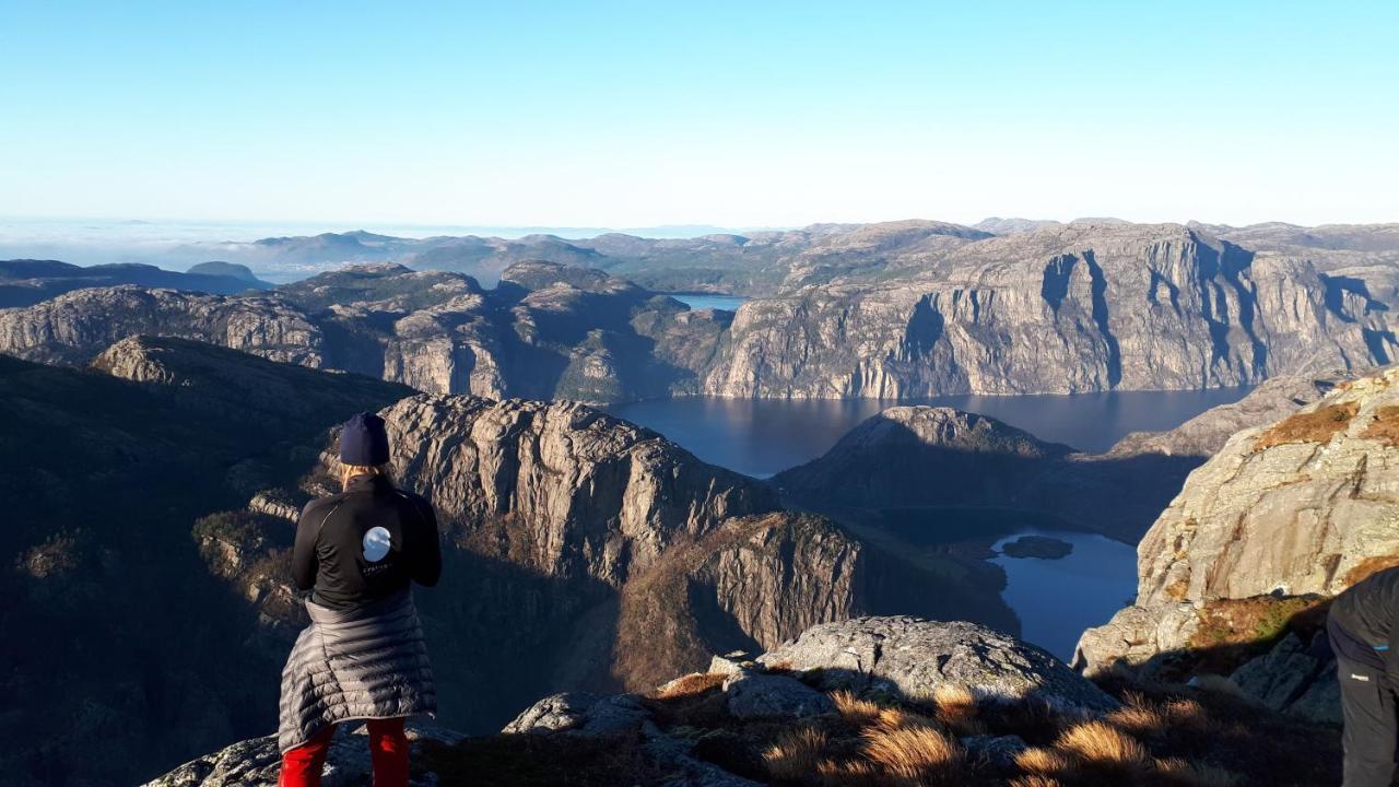 Hytte Ved Preikestolen Forsand Exteriér fotografie